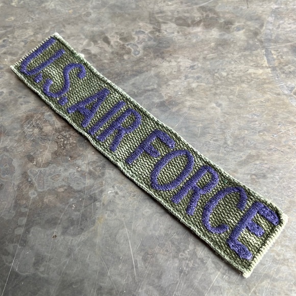 U.S. AIR FORCE embroidered tape patch - Vintage - Picture 5 of 10